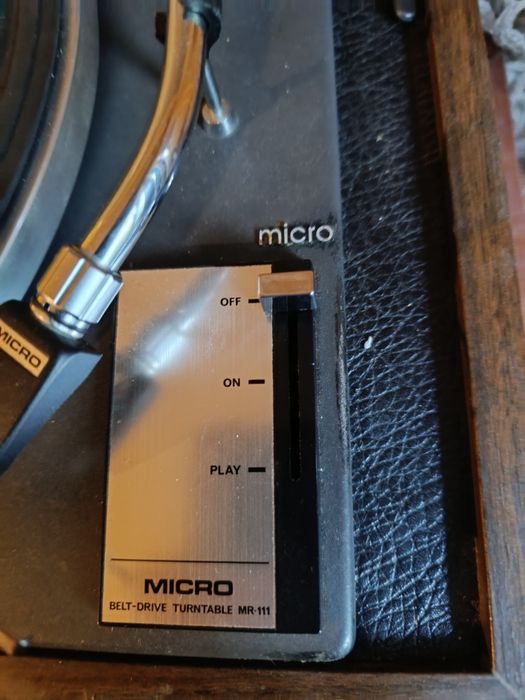 Винтажный проигрыватель винила Micro Seiki MR-111 (Belt Drive)