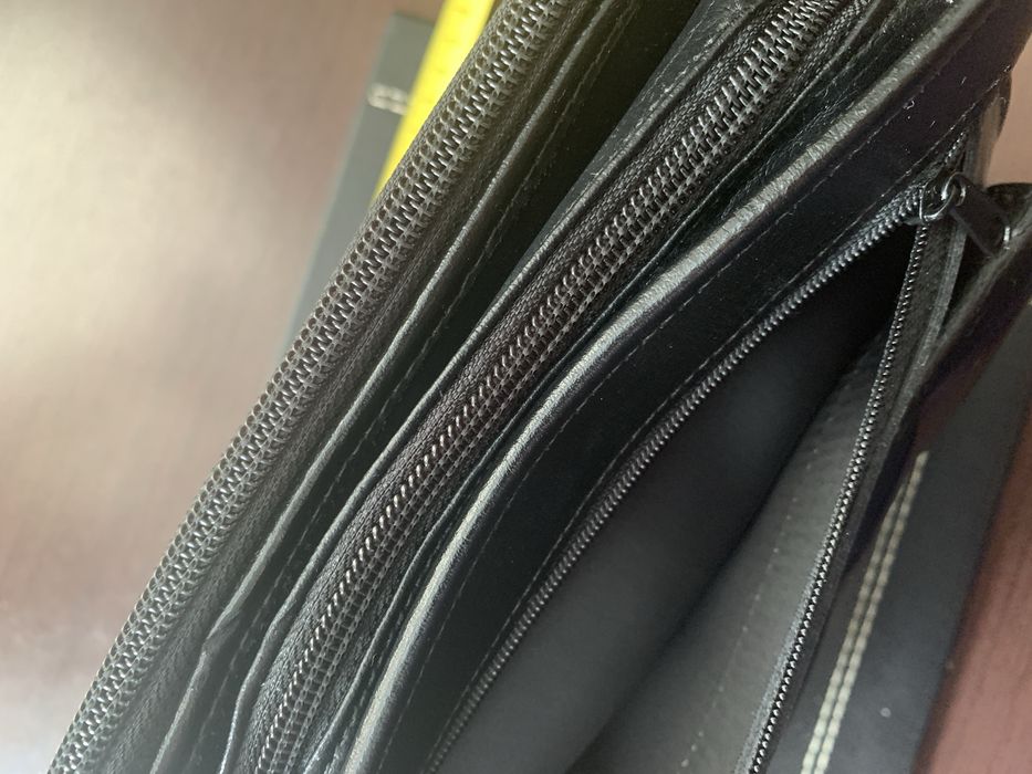 Dwie saszetki skorzane