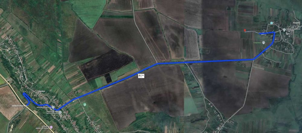 Продаж ділянки 148 сот. у селі Коцурів (без комісії для покупця).