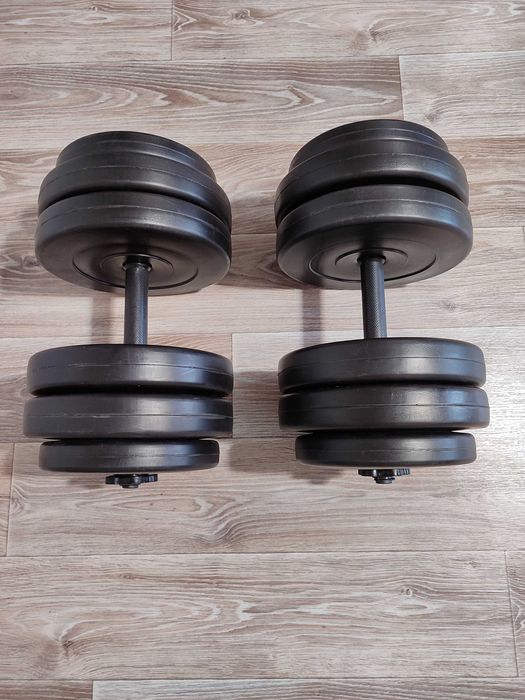 Гантелі 2 по 25 кг розбірні композитні гантели 25 кг разборные: 1 499 ...