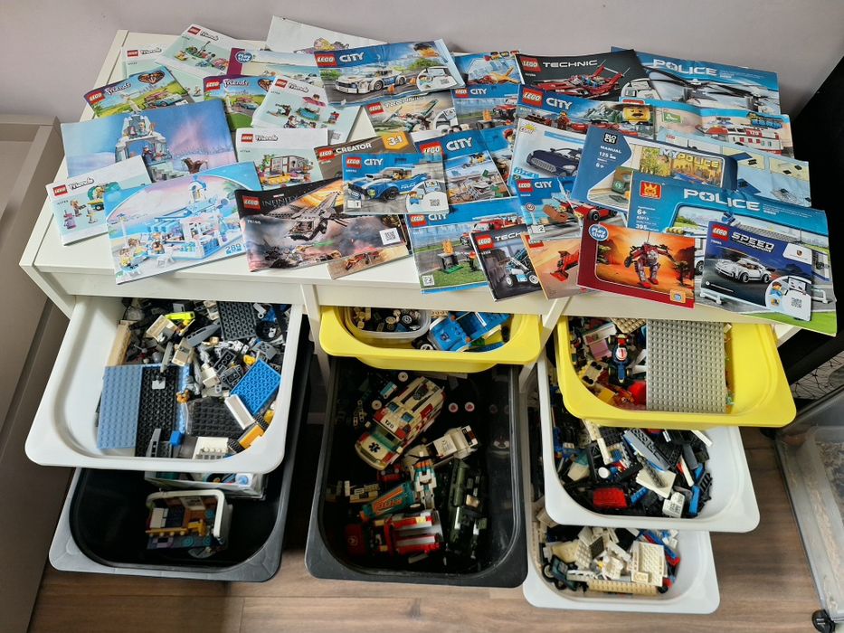 Mega zestaw lego plus regal do przechowywania - tylko odbiór osobisty