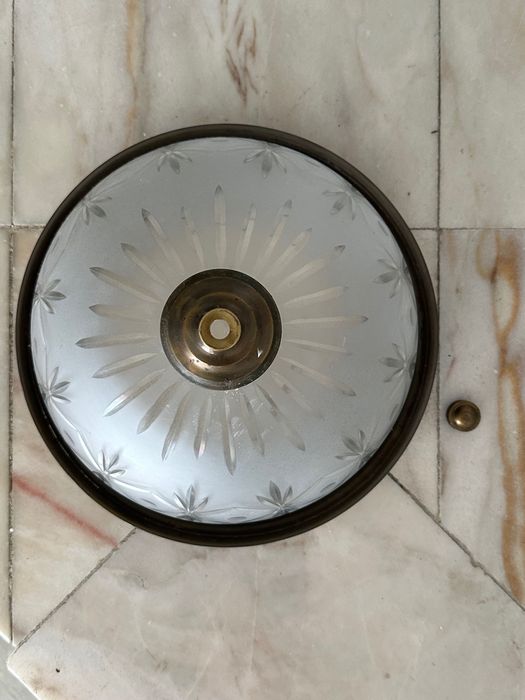 Candeeiro de tecto vidro