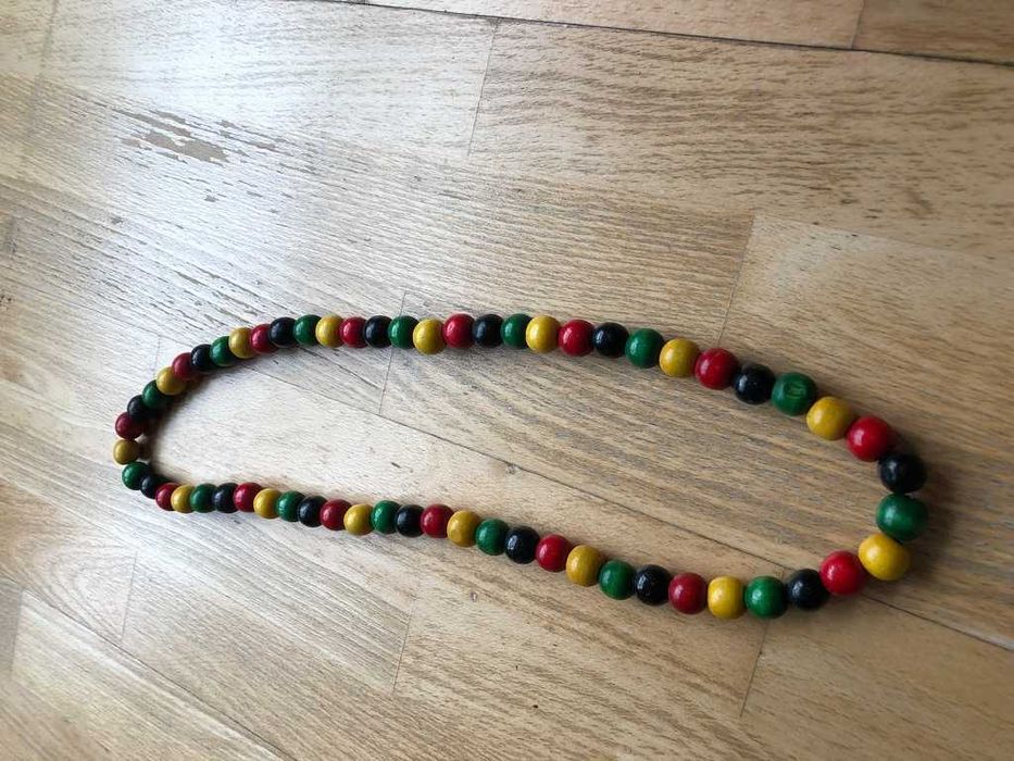 colar de bolinhas colorido