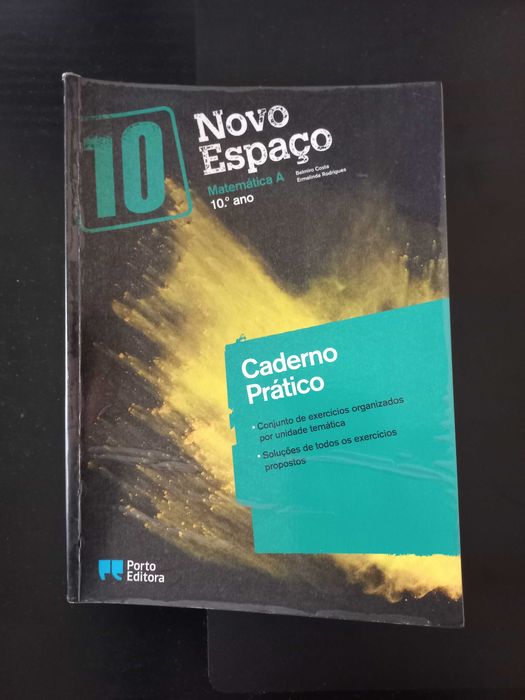Livro de matemática 10º ano - Novo Espaço Parte 1&2 + Caderno Prático