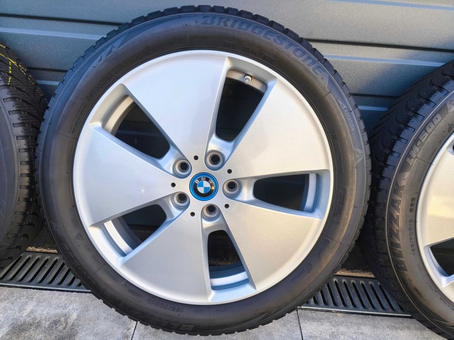 Oryginał BMW 19" 5x112 Czujniki Ciśnienia Zima i3