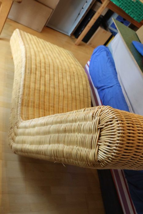 leżanka,szezlong, rattan,