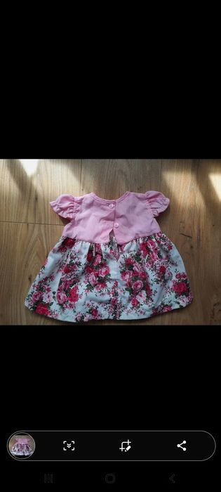 Sukienka dziewczęca w kwiatki