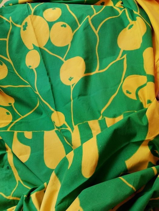 Zasłonki tkaniny z PRL-u