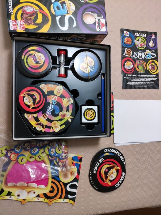 Jogo tabuleiro - Loucuras - Borras