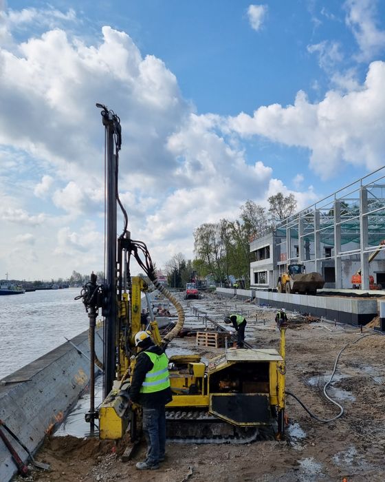 Mikropale, ścianki berlińskie, kotwy gruntowe