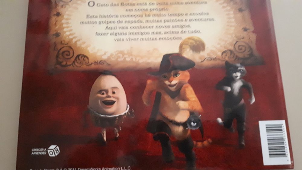 Livro do filme gato das botas