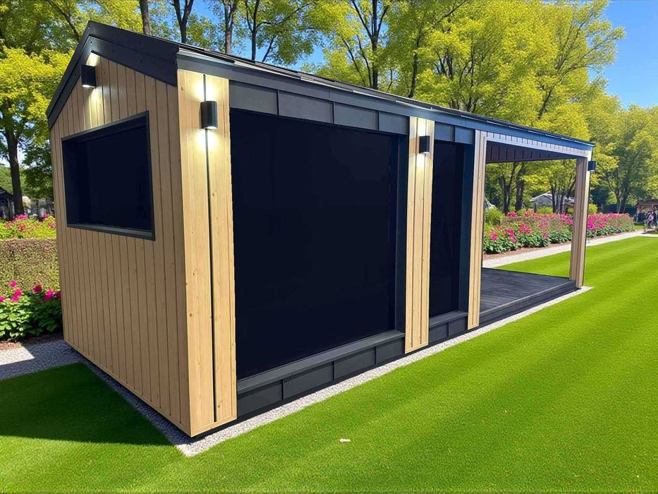 Luksusowa sauna ogrodowa DUBAI III – Twój prywatny raj relaksu!"