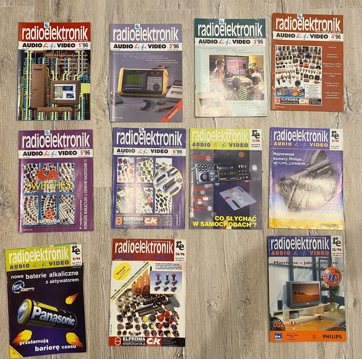 Czasopismo. Radioelektronik. Cały rocznik 1996r.