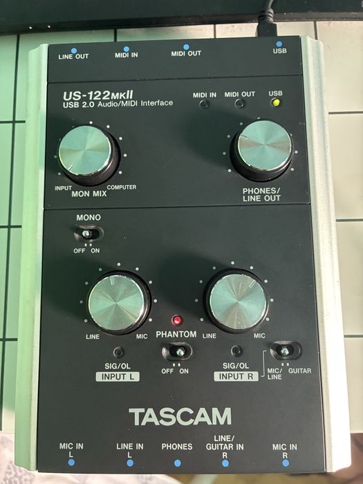 Interfejs audio Tascam US-122MKII interface