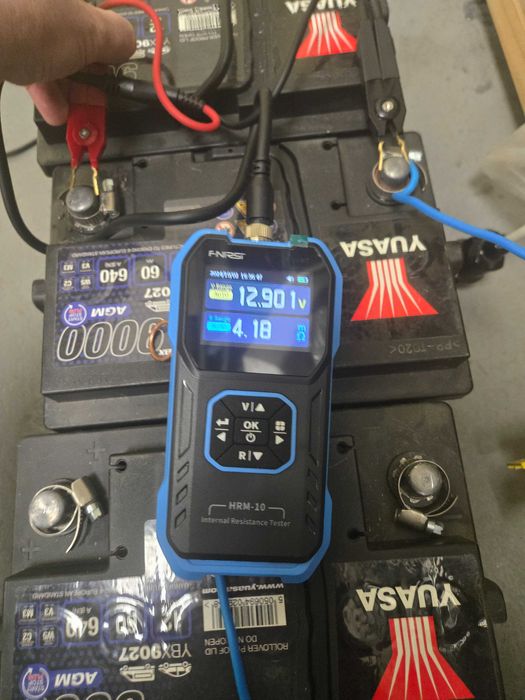 Автомобільний акумулятор Yuasa YBX9027, тип - AGM. 60А*год, пусковий струм 680А. 4 шт.