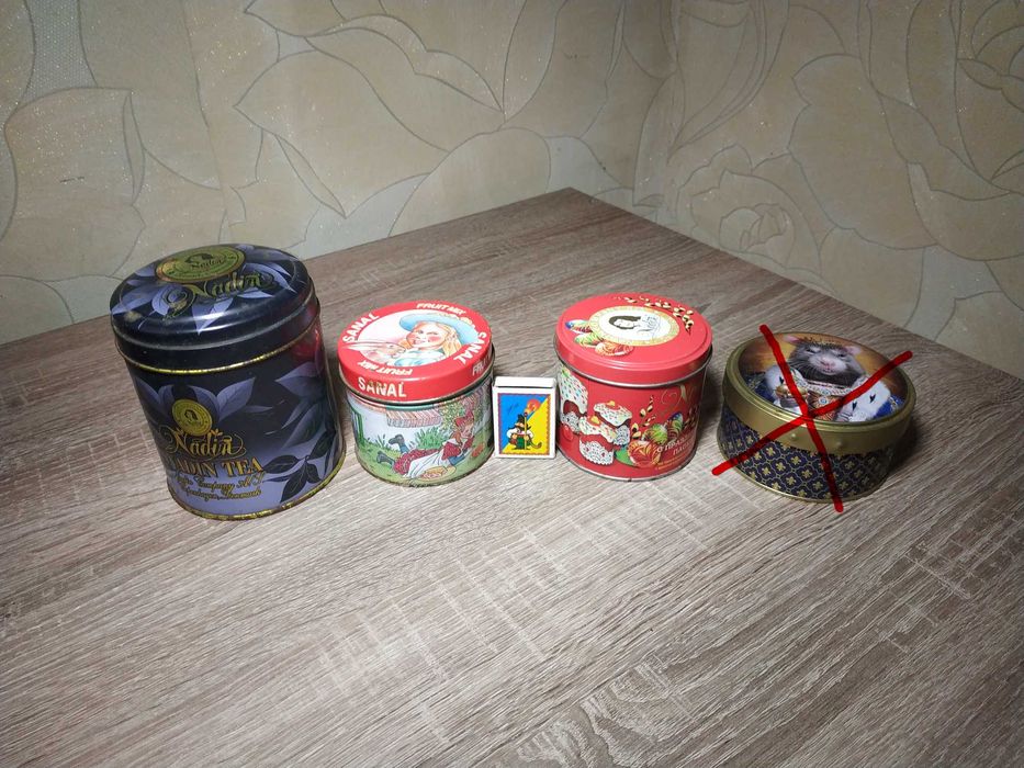 коробка упаковка металлическая жестяная разные