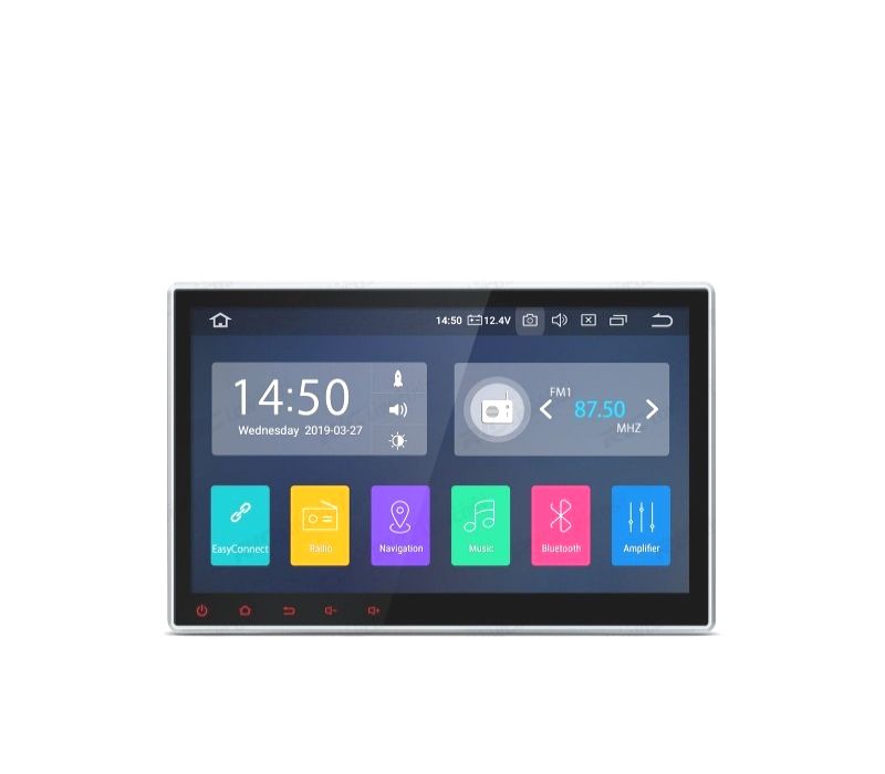 Auto Radio GPS 1DIN ANDROID 9.0 LCD TÁCTIL 10" CARPLAY USB DUAL ZONE