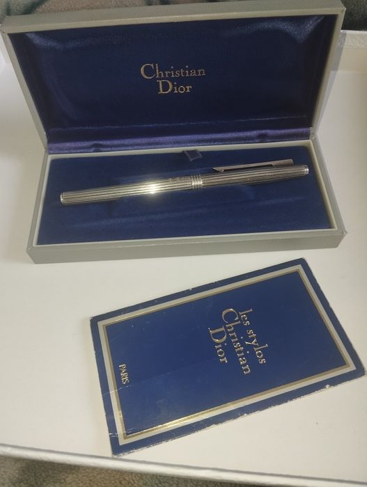Christian Dior ручка серебро
