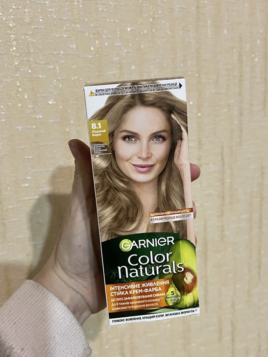 Фарба для волосся garnier 8.1 нова
