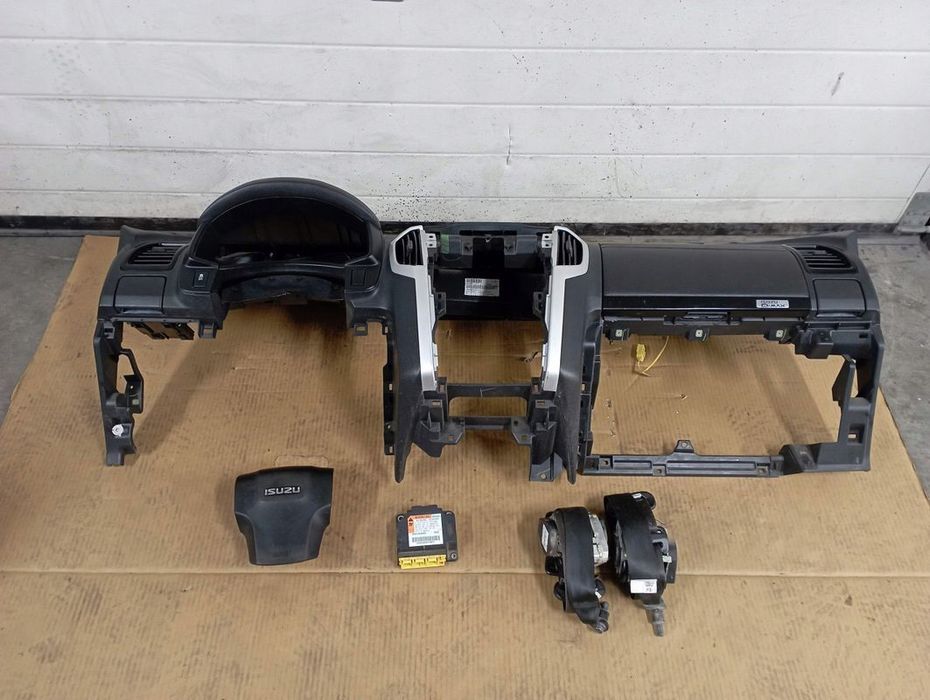 ISUZU D-MAX II 2 KONSOLA AIRBAG SENSOR PASY KOMPL. EUROPA ORYGINAŁ DEMONTAŻ