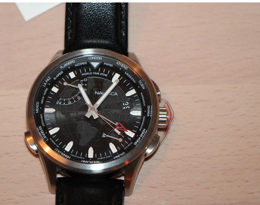 Zegarek męski Nautica Shanghai World Time NAPSHG001