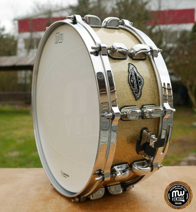 ‼️ Werbel Tama Starclassic Bubinga/Birch 14" x 5,5" Gold Sparkle ‼️