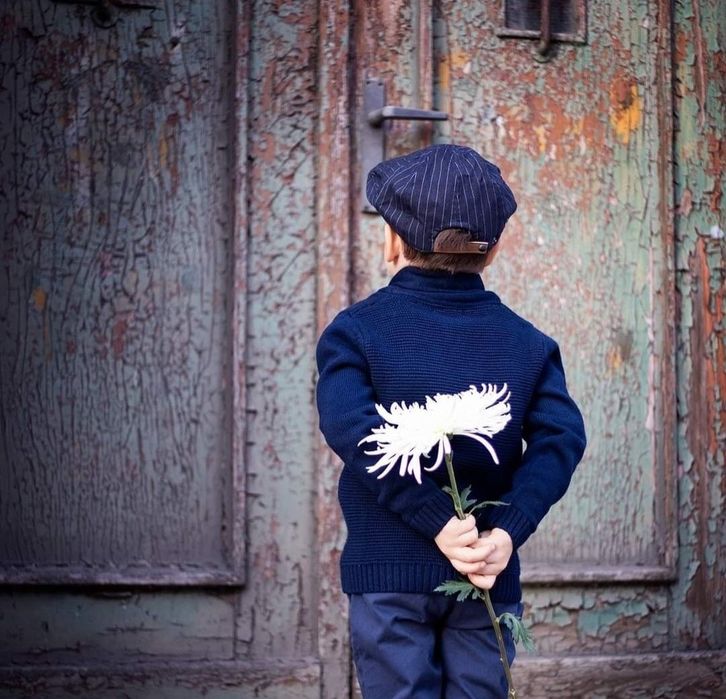 Sweter rozpinany OKAIDI roz..110 dla chłopca elegancki