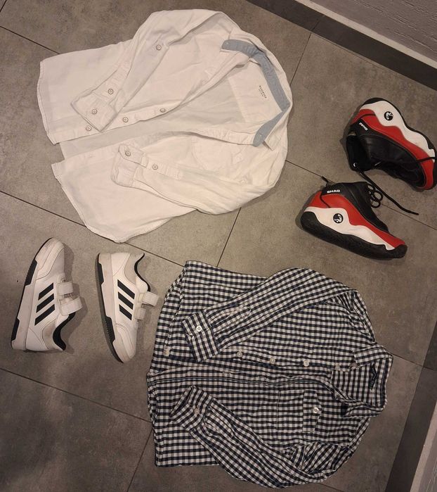 dres 122/128 kurtka reserved bluzki 4f adidas  h&m