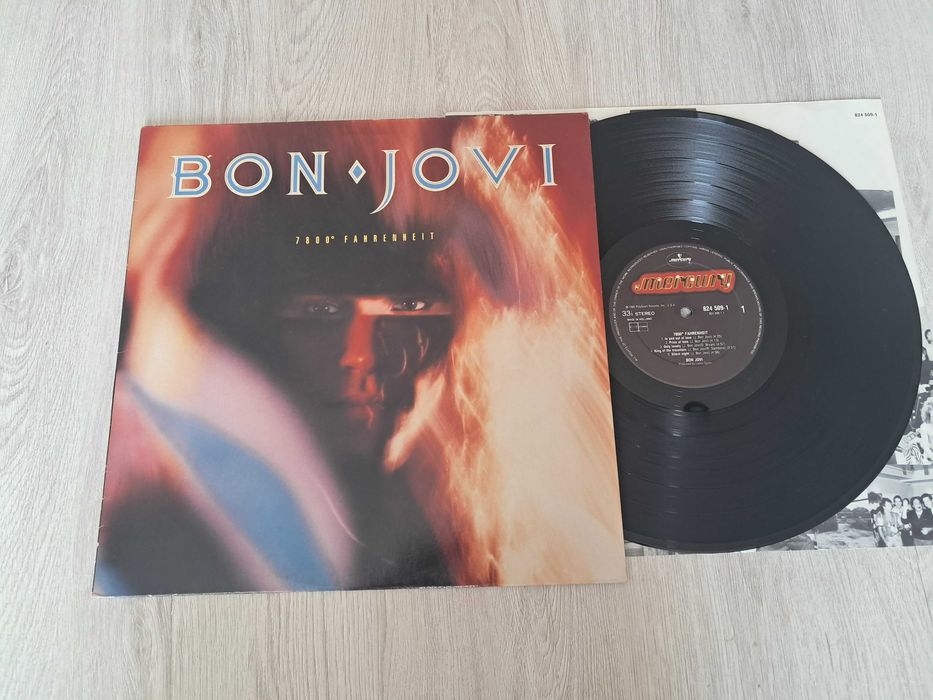 Bon Jovi 7800° Fahrenheit  LP  WINYL EX/EX