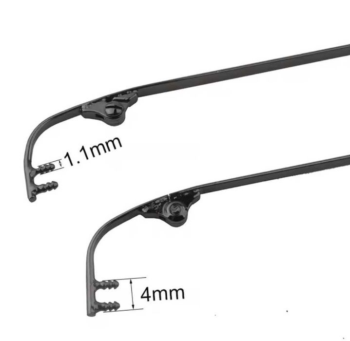 Заглушки, втулки, фурнітура для безрамкових окулярів 1,8 мм/1мм/7 мм