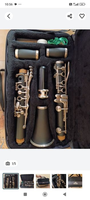 Кларнет ебонітовий у футлярі