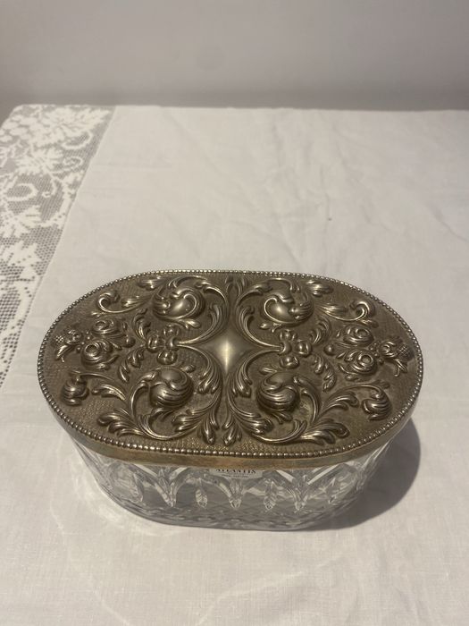 Caixa de Jóias Cristal Atlantis & Prata 833 Topázio (167g)
