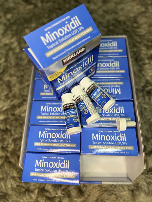 Minoxidil kirkland/foligain ( caixa selada ou unidades)