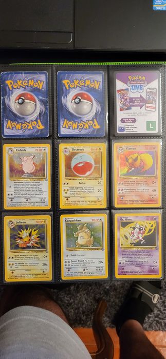 Cartas Pokémon Jungle Set Inglês Holo Raras