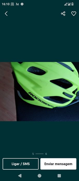 Capacete ROCKRIDER BTT USADO