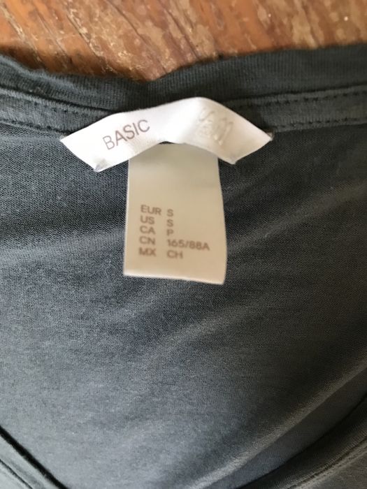 Bluzka damska zielona marka H&M rozmiar S