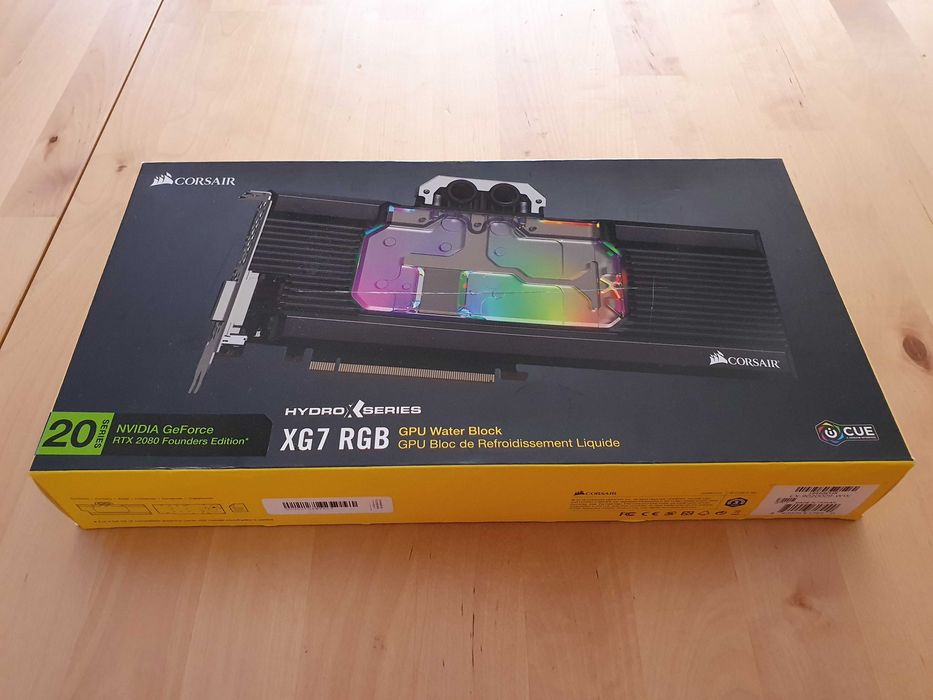 Bloco de água / Water Block CORSAIR Hydro X Series XG7 RTX 2080 - ARGB