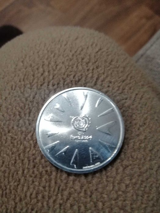 1 MOEDA do EURO 2024 de 8,00 € em PRATA BELA NÃO CIRCULADA ver fotos