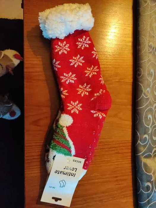 Meias Natal com pelo por dentro