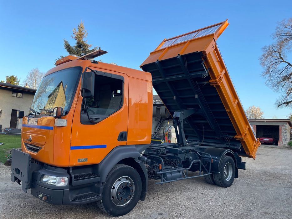 Renault Midlum 220 ps hydro burta cena wiosenna pojazd specjalny