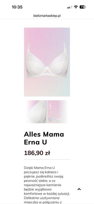 Biustonosz do karmienia , nowy !