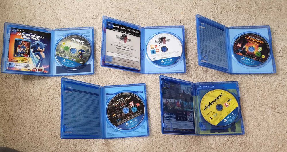 9 jogos para PS4 (preços na descrição)
