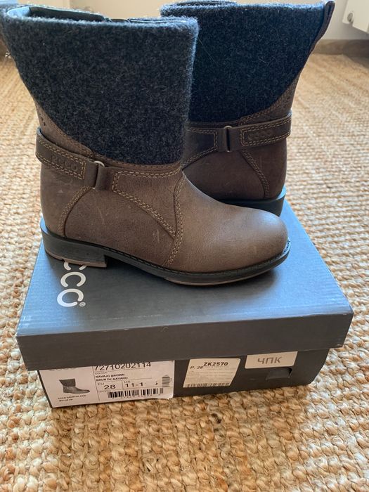 Шкіряні черевики Ecco 28 р