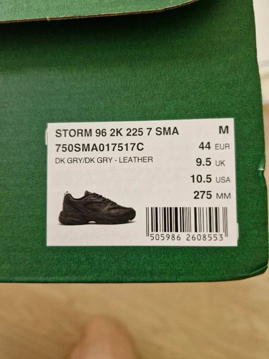 Чоловічі кросівки Lacoste Spinor шкіряні чорні