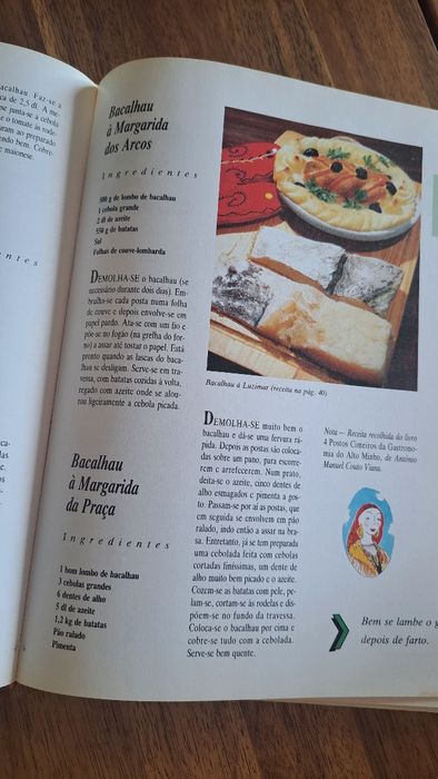 Livro culinária Entre Douro e Minho