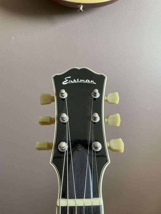 Eastman T484, Fender Deluxe Tone Master, Vintage VSA500P semi-hallow