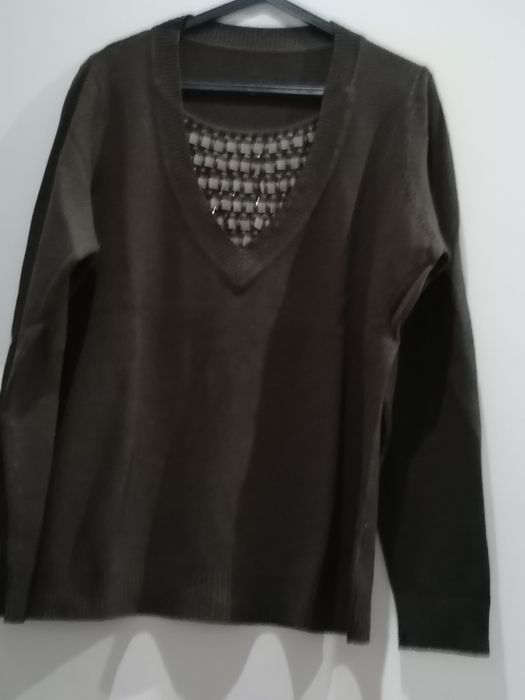 Camisolas em malha / Flores Tam. XXL