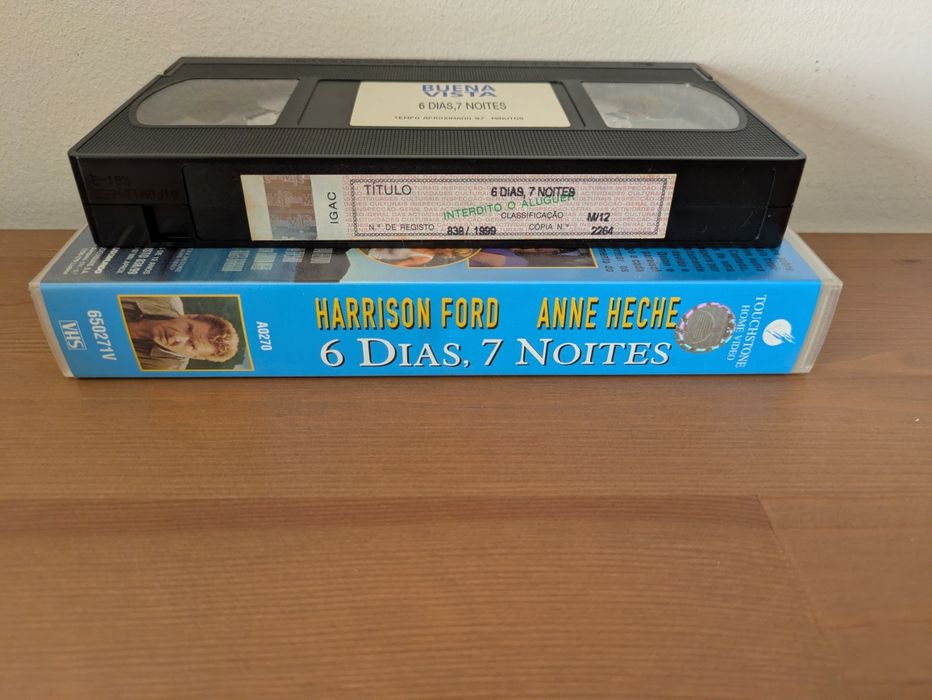 VHS " 6 dias, 7 noites " 1998 (Opt. Estado)
