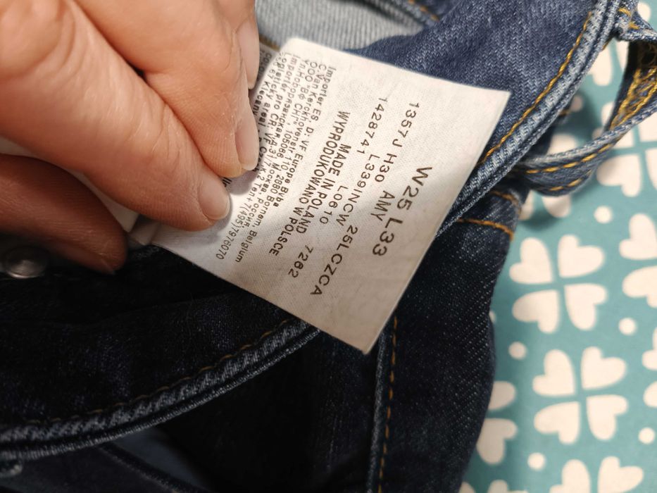 Spodnie damskie jeansowe Lee