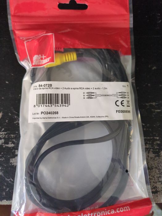Cabo RCA com 1,5m